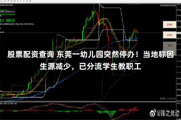 股票配资查询 东莞一幼儿园突然停办！当地称因生源减少，已分流学生教职工