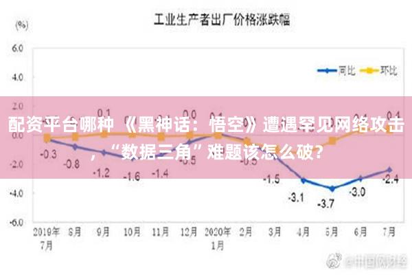 配资平台哪种 《黑神话：悟空》遭遇罕见网络攻击，“数据三角”难题该怎么破？